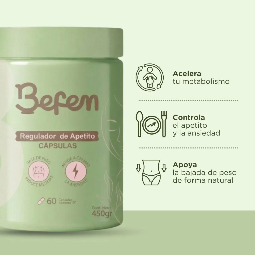 CÁPSULAS CUERPOFIT – REGULADOR DE APETITO